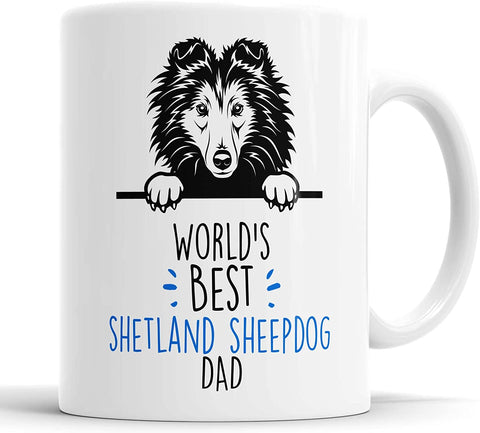 World's Best Shetland Sheepdog Dad Mug