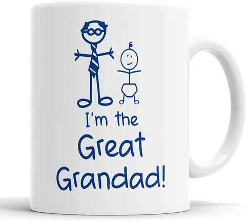 I'm The Great Grandad Mug Boys Stick Person