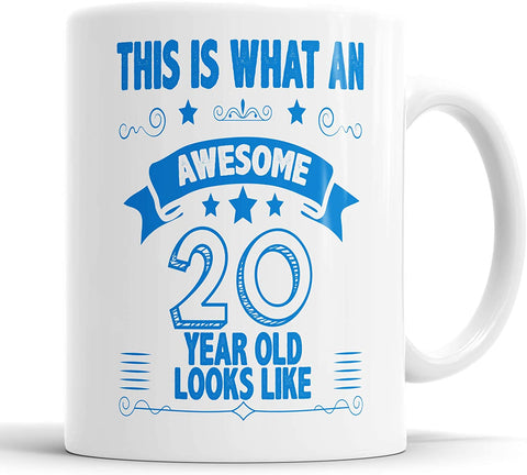 This is What an Awesome 20 Year Old Looks Like Mug  (Blue)