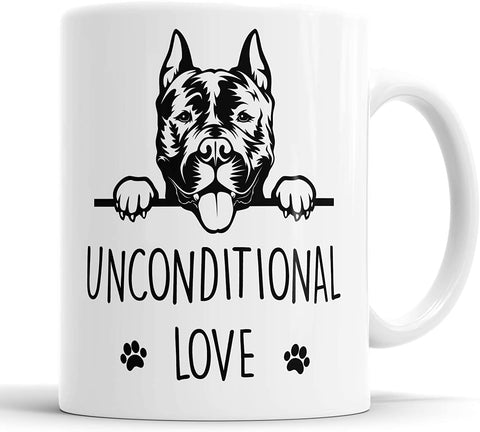 Staffy Unconditional Love Mug