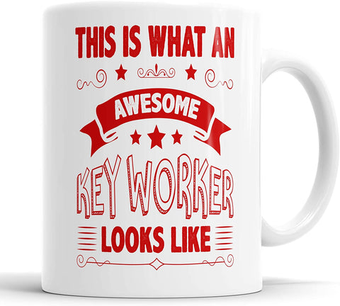 This Is What An Awesome Key Worker Looks Like Mug