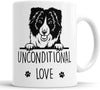 Border Collie Unconditional Love Mug