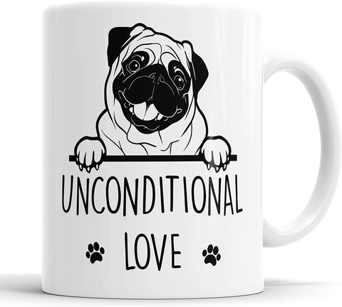 Pug Unconditional Love Mug