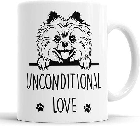 Pomeranien Unconditional Love Mug