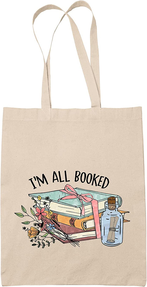 I'm All Booked Tote Bag Shopping Bag