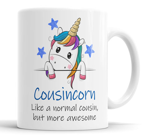 Cousincorn Mug Cousin Unicorn  (Blue)
