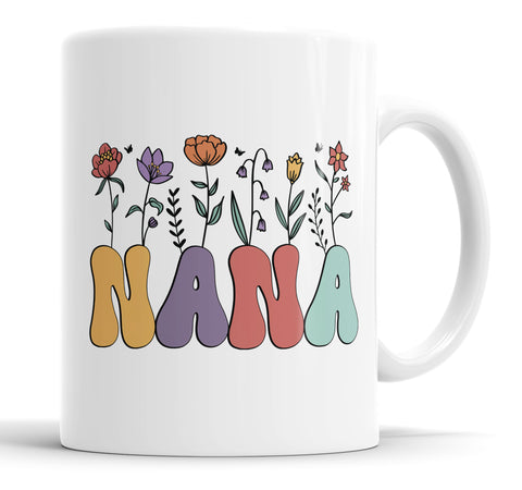Nana Floral Mug