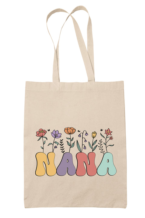 Nana Floral Tote Bag