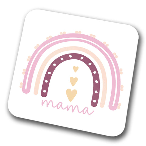 Pink Rainbow Mama Coaster