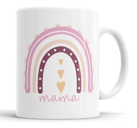 Pink Rainbow Mama Mug