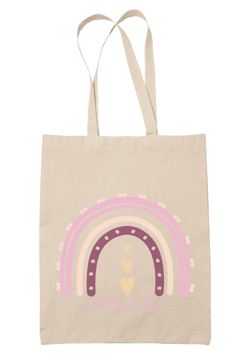 Pink Rainbow Mama Tote Bag