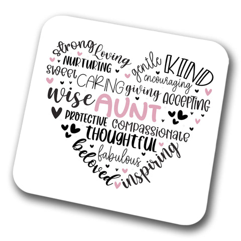 Strong Loving Aunt Coaster