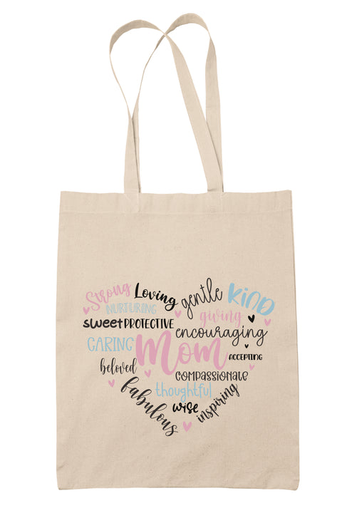 Strong Loving Mom Tote Bag