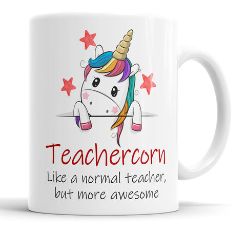 Teachercorn Mug Teacher Unicorn